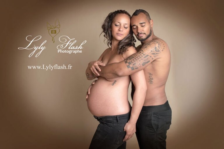 photo de couple en studio