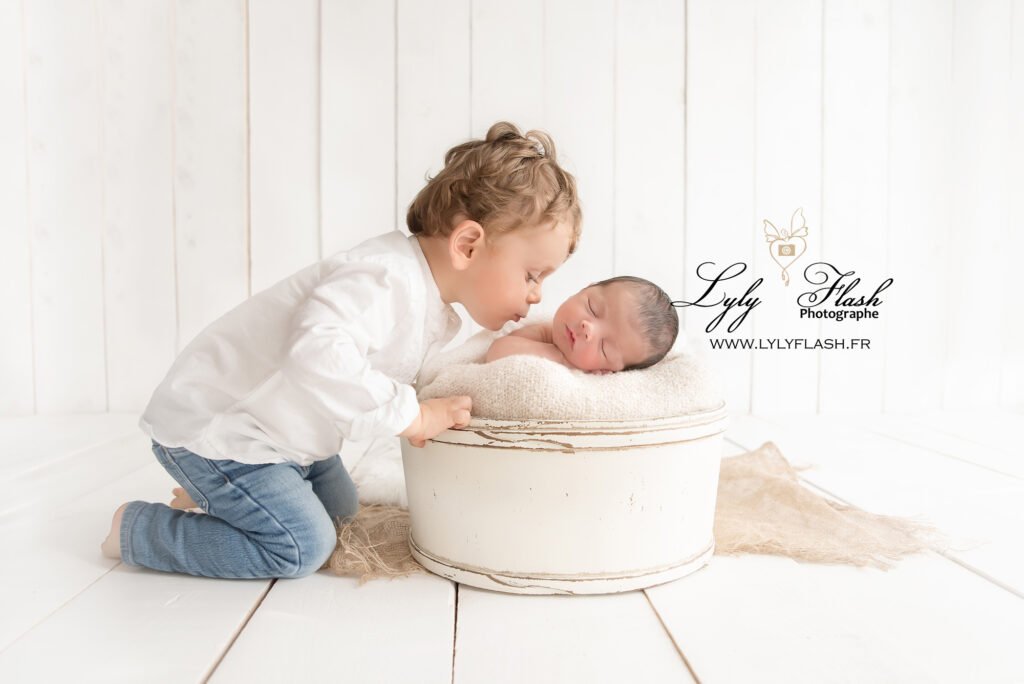 photo naissance avec grand frère Nice