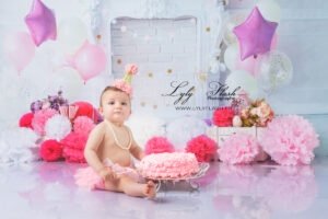 une photo inoubliable du premier anniversaire de bébé