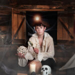 le pirate d halloween superbe photo d adolescent en shooting