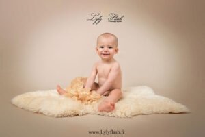 photo portrait bébé studio En toute simplicité La Garde