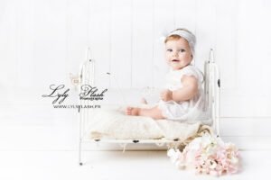 photo portrait bébé studio En toute simplicité La Roque Esclapon