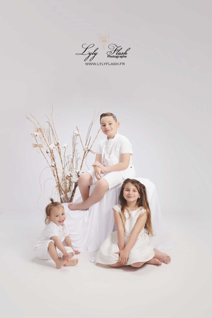 shooting photo mode enfant avec frère et sœur Tourves