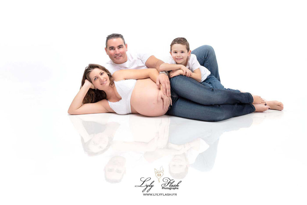 photo de grossesse en famille