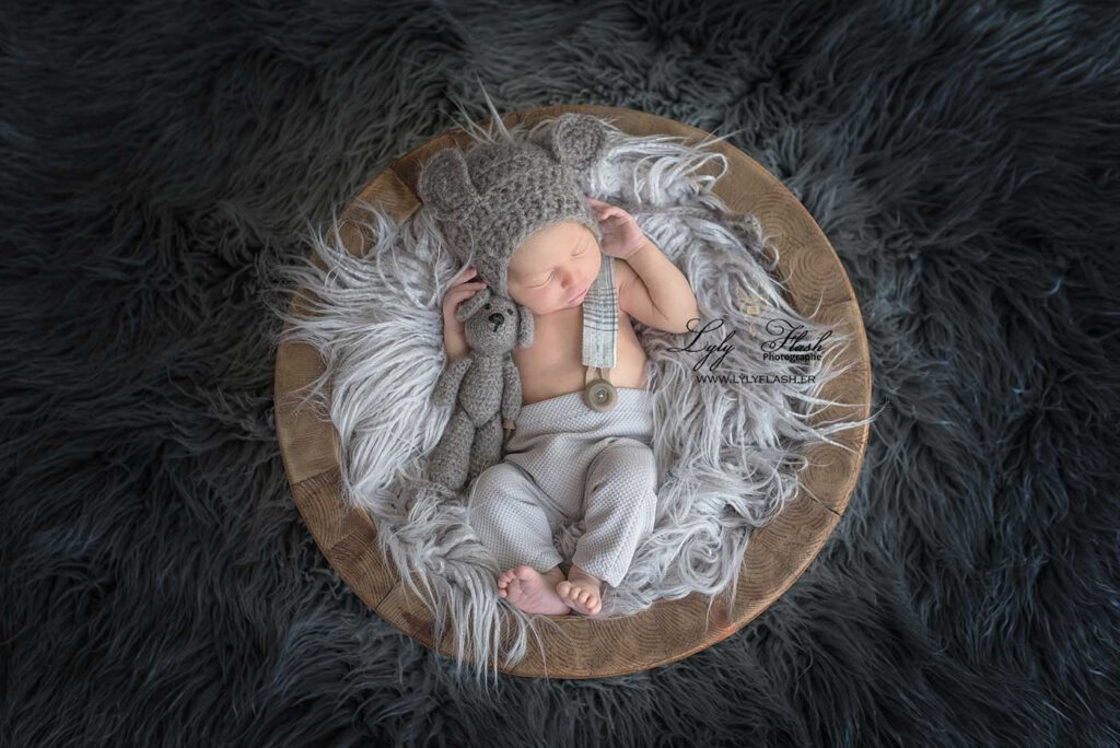 photo de newborn posing pour photographe