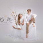 le plus beau portrait de frère et sœur avec des enfants de Moissac Bellevue en studio chez Lyly flash