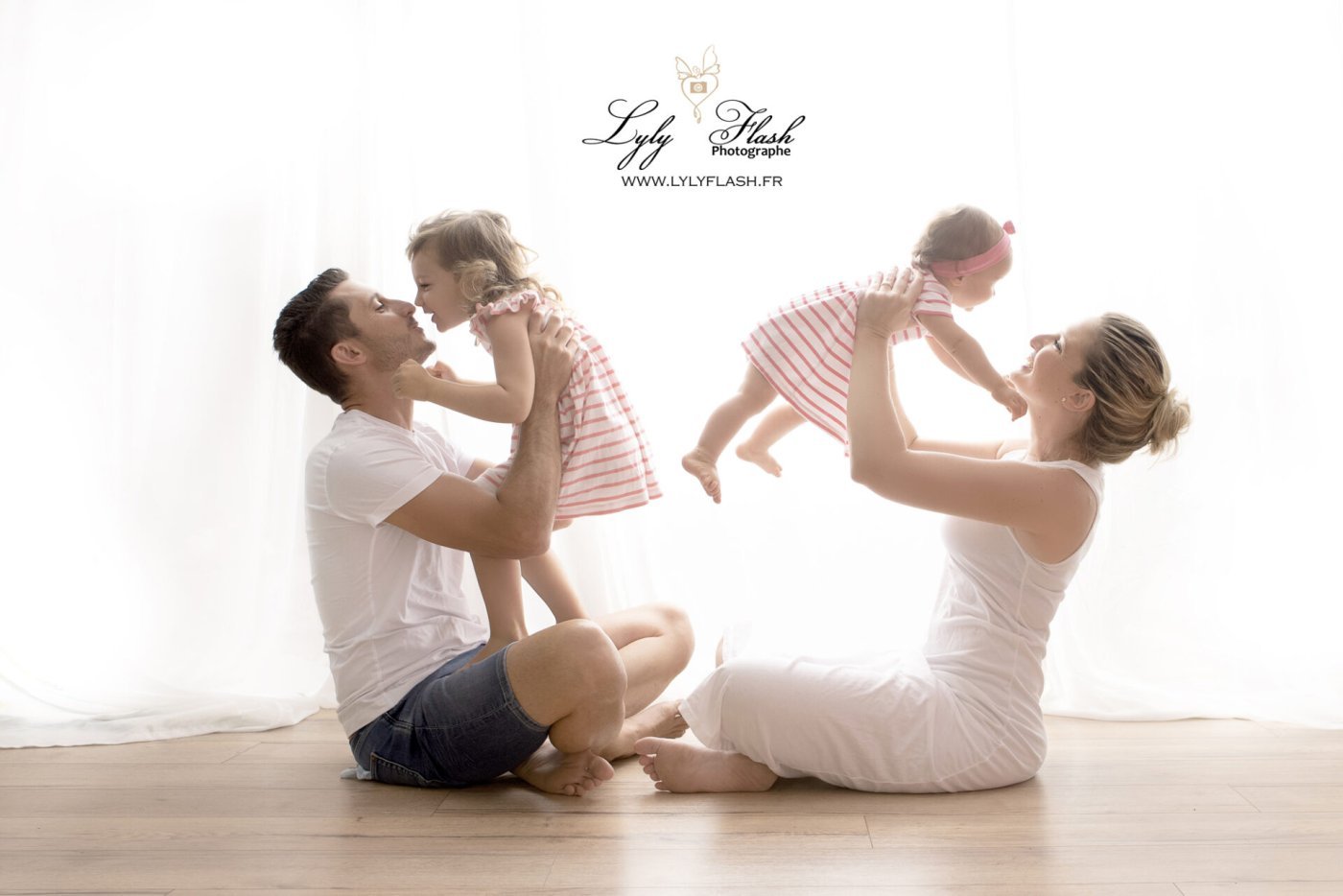 Shooting photo famille naturel avec enfants