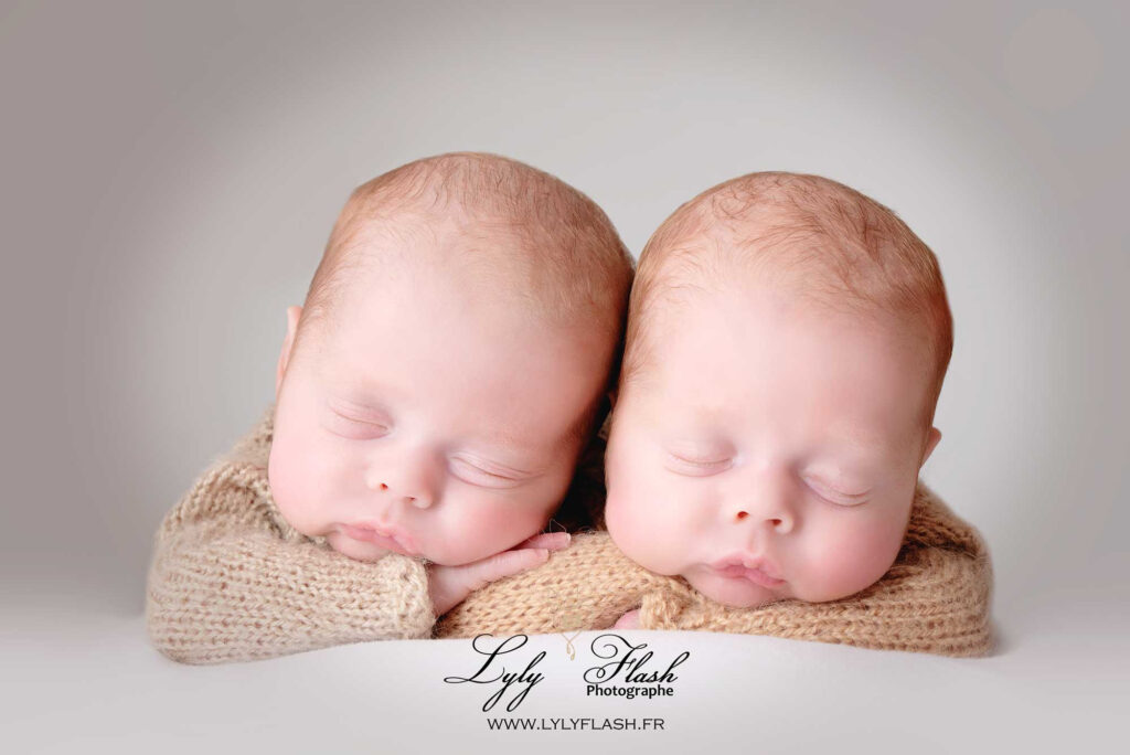 photo portrait jumeaux naissance