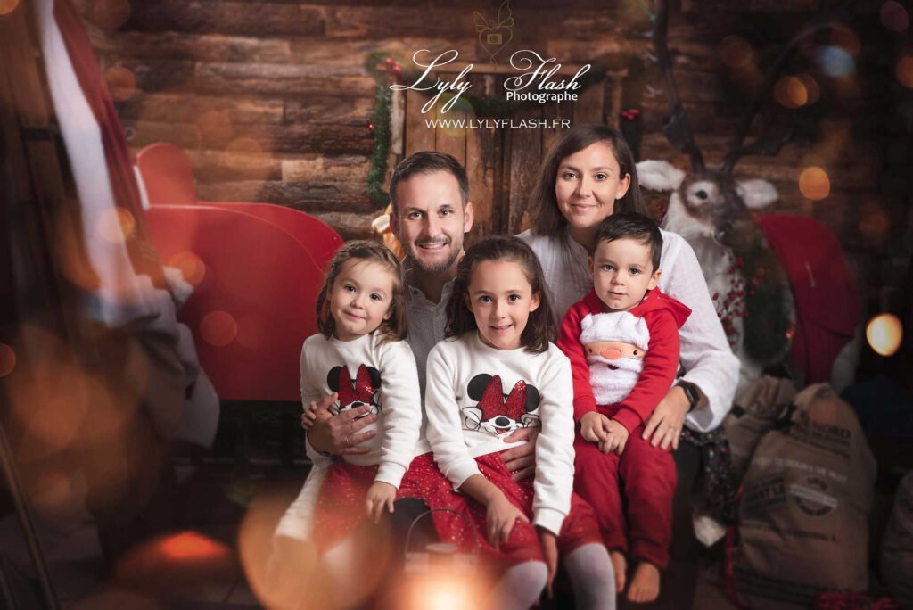photo de famille pour noël