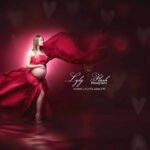 séance photo grossesse mode en studio