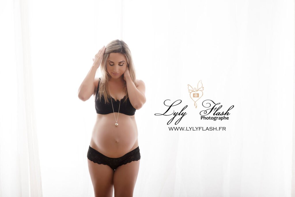 future maman en studio photo