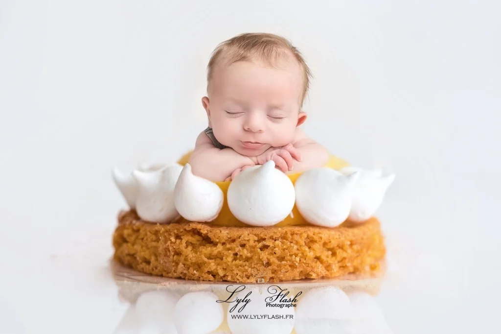 une photo de naissance inspirante et crative