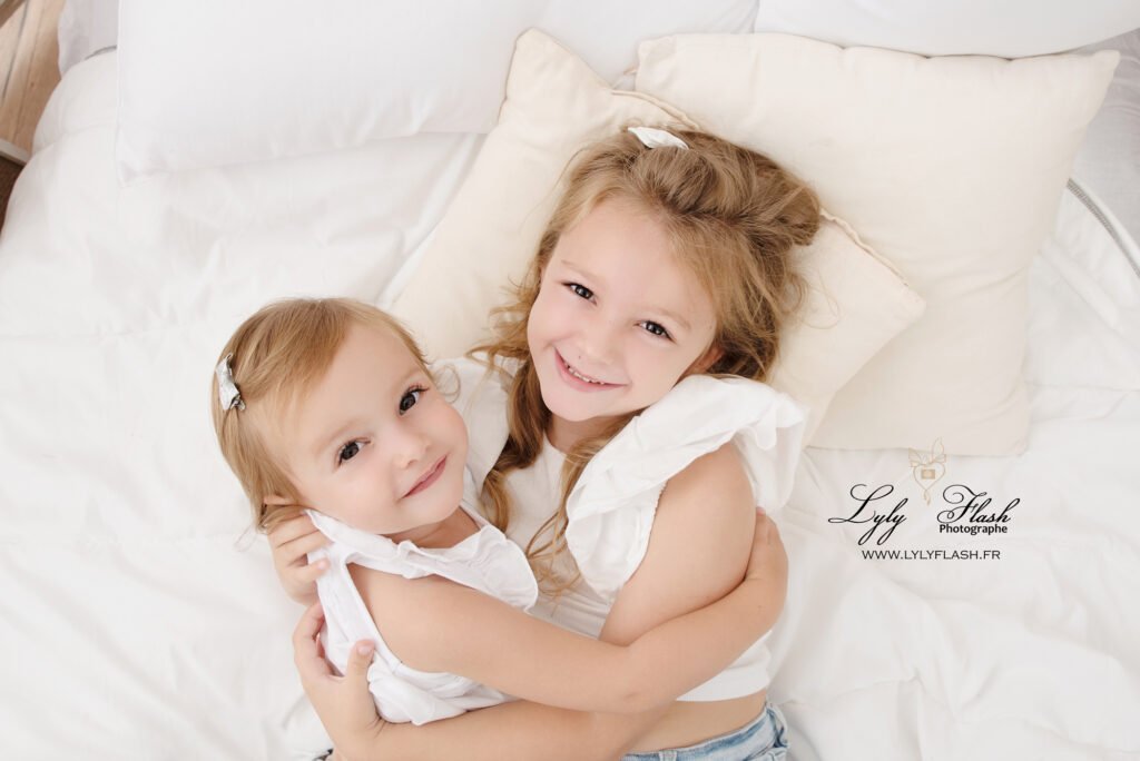deux sœurs en shooting photo