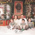 photo de famille magique pour noël