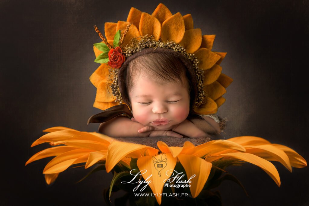 photo de naissance originale et sécurisé pour bébé