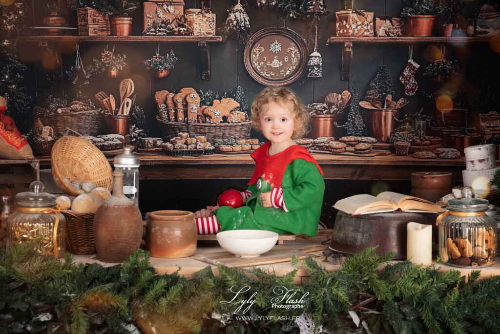 séance photo à Noël pour bébé et enfant a tourves