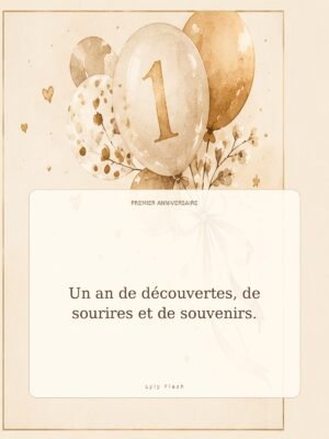 Un an de découvertes, de sourires et de souvenirs.