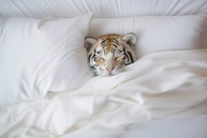 fond numrique animaux dans lit pour photographe naissance access