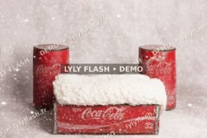 Fond numérique Coca vintage