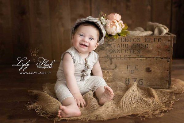 photo bébé 9 mois photographe bébé en version cute